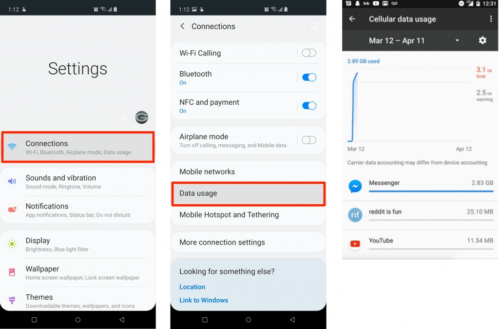 Your Phone Has Been Hacked 3 Data usage