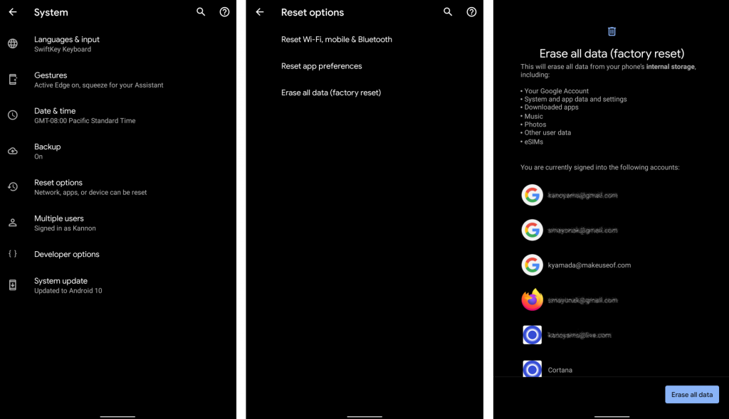 Your Phone Has Been Hacked 9 Erase all data