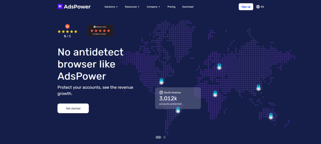 Best Anti-Detect Browsers to Maximize Profits 5 AdsPower anti-detect browser